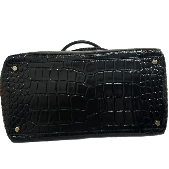 Kate Spade Bristol Drive Croc Elissa Bag in Black - Picture 6 of 9
